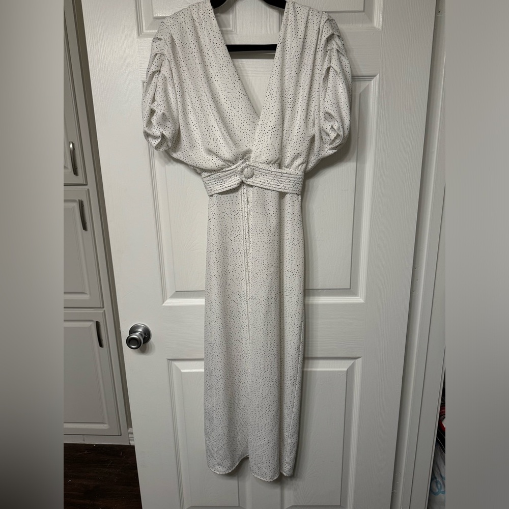 House of Harlow polkadot tunic